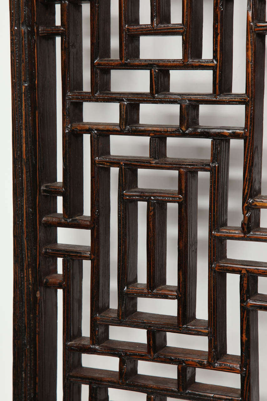Chinese Lattice Panel In Good Condition In New York, NY