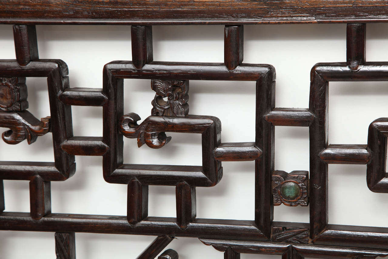 20th Century Chinese Lattice Panel