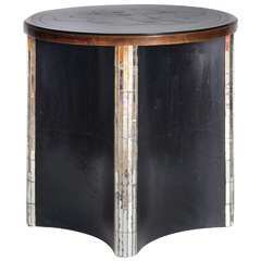 Italian Art Deco Period Round Cocktail or Coffee Table