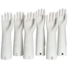 1950's Richard Ginori Porcelain Dummies For Gloves