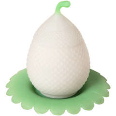 Antique Late 19th Century French, Opaline Tureen with Lid and Underliner