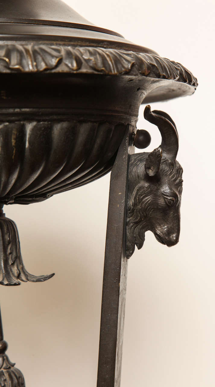 19th Century Bronze Athenean Converted to a Lamp For Sale 2
