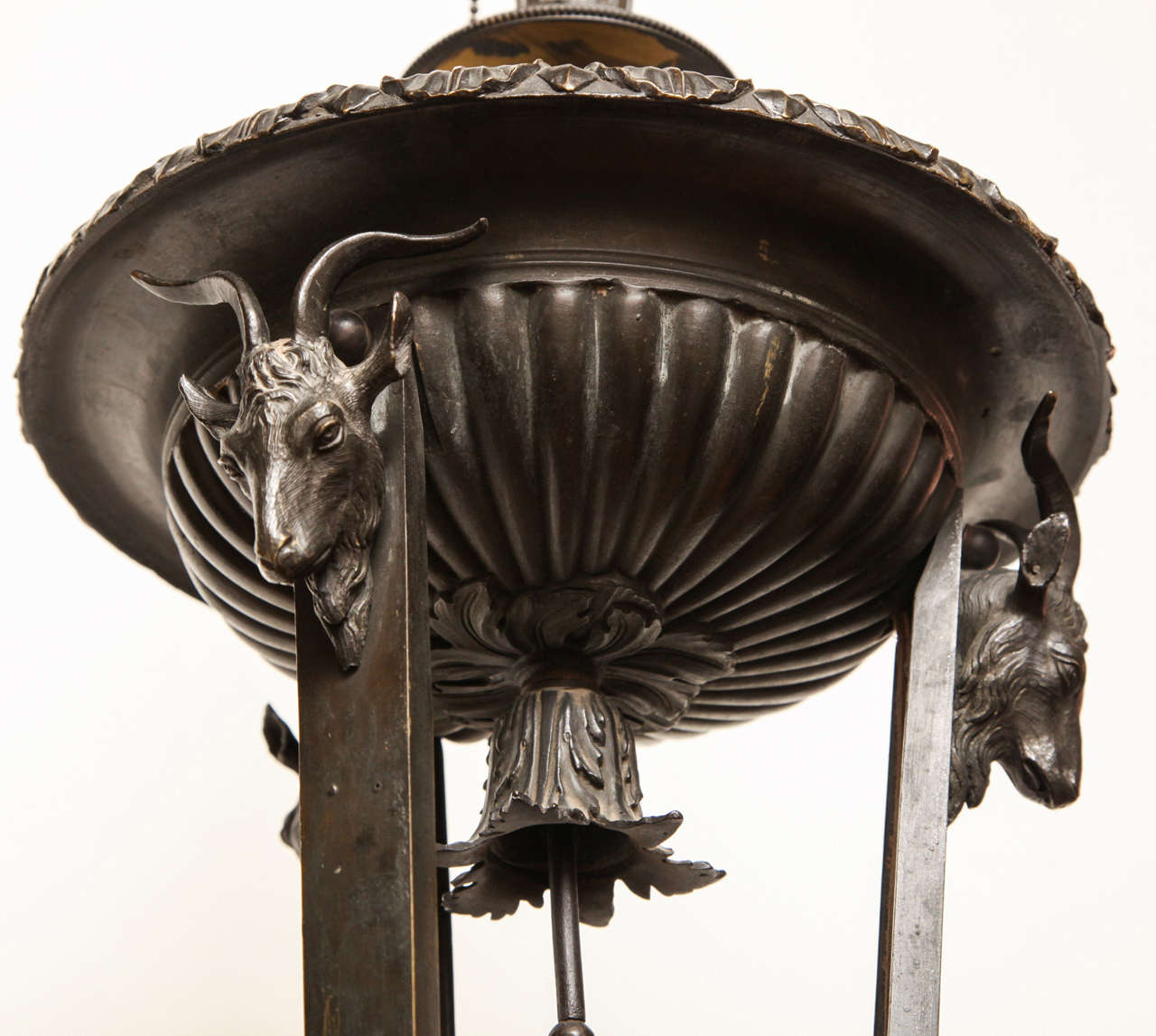 19th Century Bronze Athenean Converted to a Lamp For Sale 5