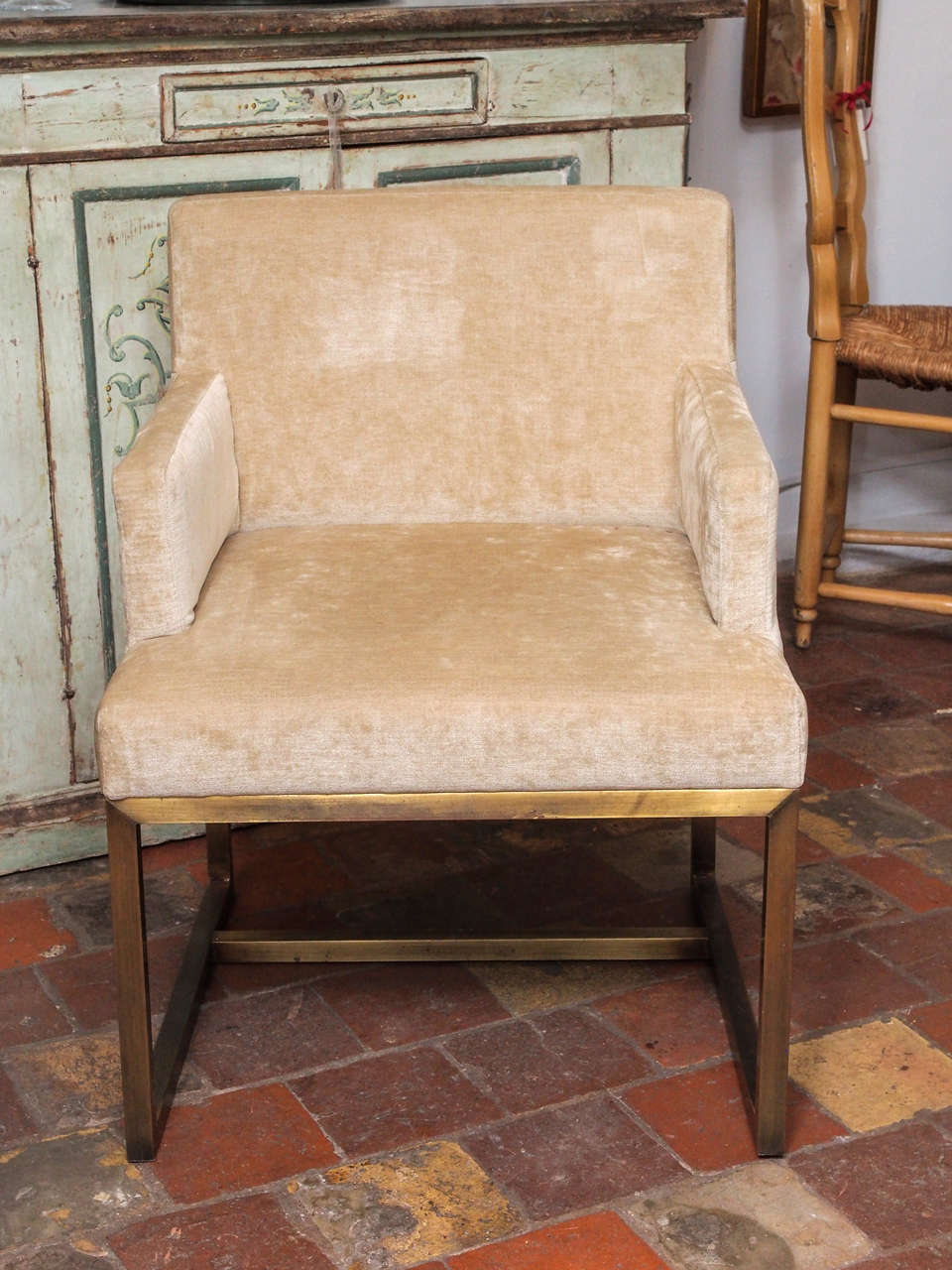 French Upholstered Armchairs