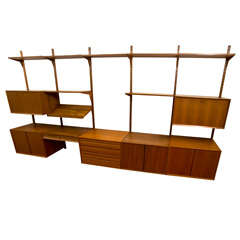 Danish Modern "Cado" Wall System by Poul Cadovius
