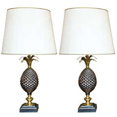 Pair of French Porcelain Lamps