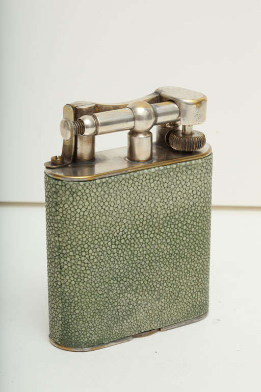 dunhill lighter with clock