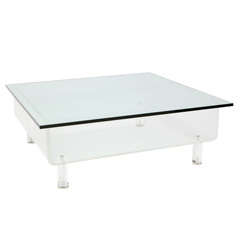 Oversized Lucite Display Cocktail Table 1