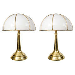 Gabriella Crespi Large Table Lamps - SIGNED