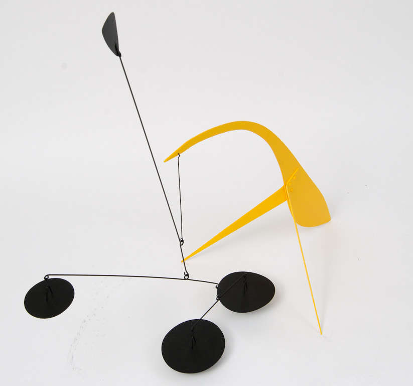 A wonderful table top mobile in replica of an Alexander Calder.