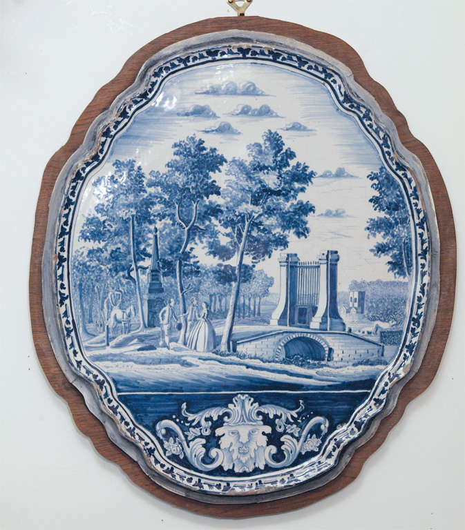 18th Century and Earlier Rare Delft Plaques For Sale