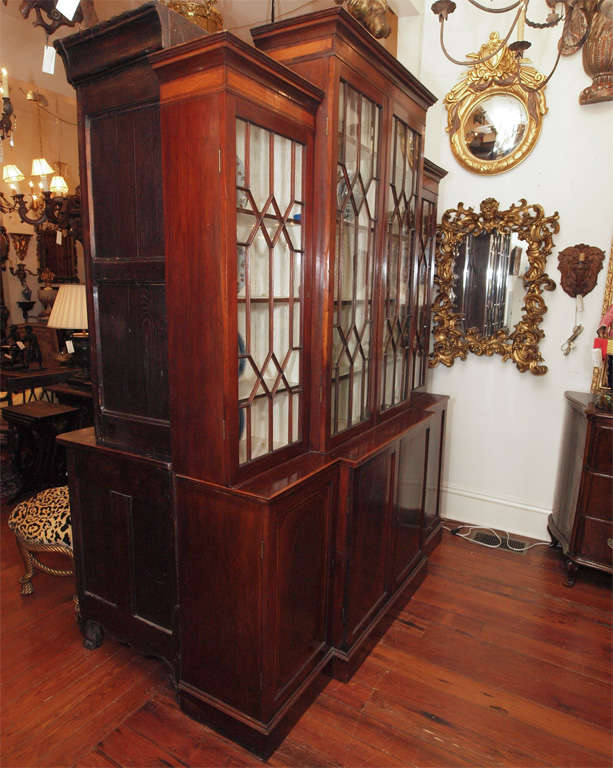 English George III Breakfront Bookcase