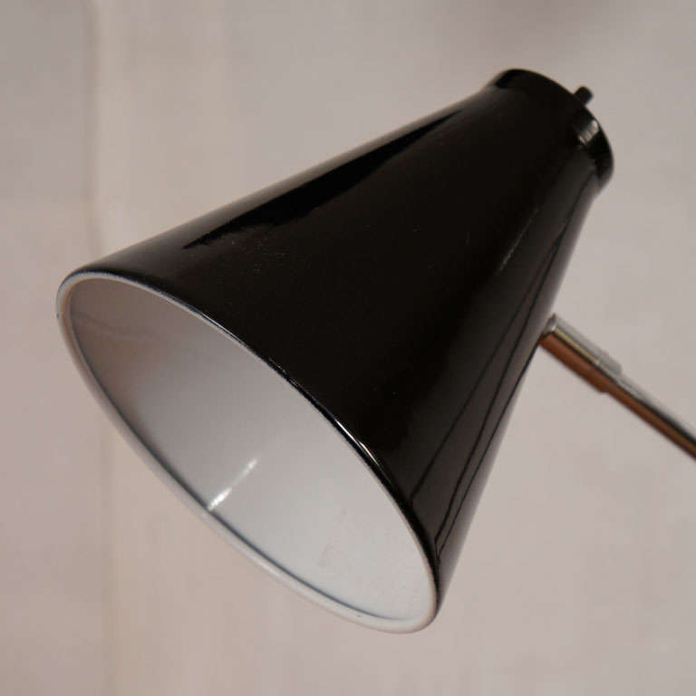 Mid-Century Modern 3 Arm Floor Lamp in the Arredoluce Triennale Style