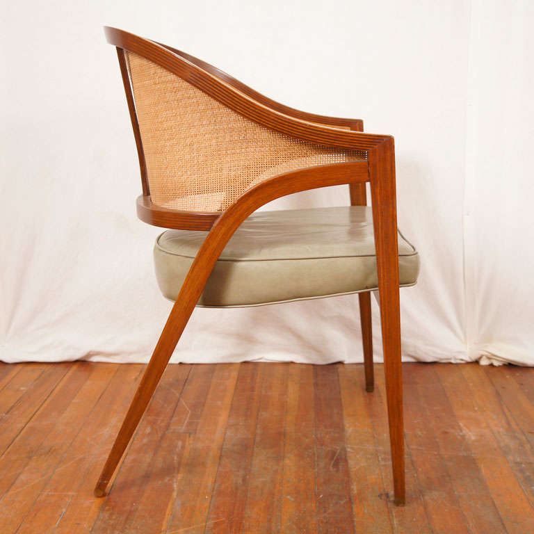 American mid century Wormly Y Chairs for Dunbar, pair