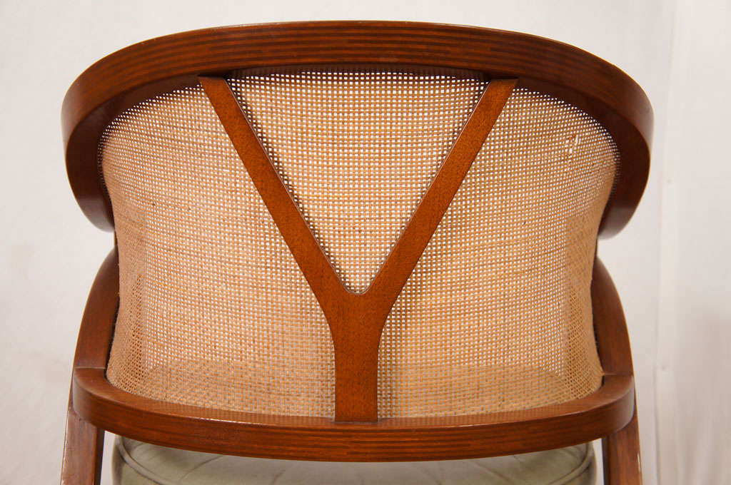 20th Century mid century Wormly Y Chairs for Dunbar, pair