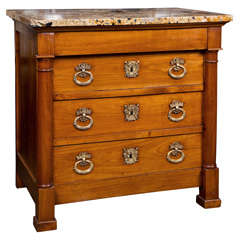 French Fruitwood Small Commode, c. 1820