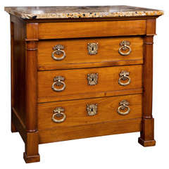 French Fruitwood Small Commode, c. 1820
