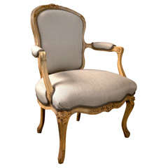 French LXV Period Fauteuil, c. 1775