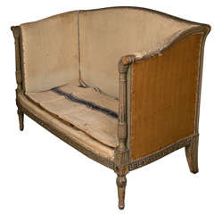 French Directoire Style Painted Settee, 19th C.