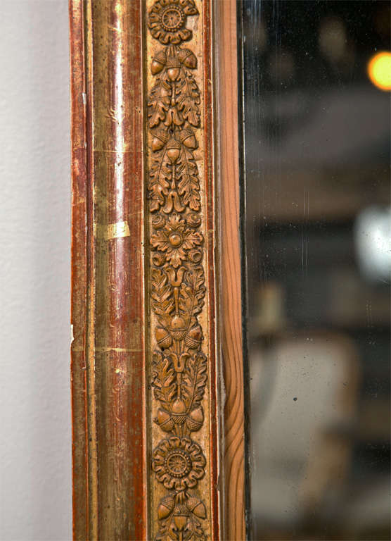 French Gilded Mirror, Empire Period, c. 1810 For Sale 1