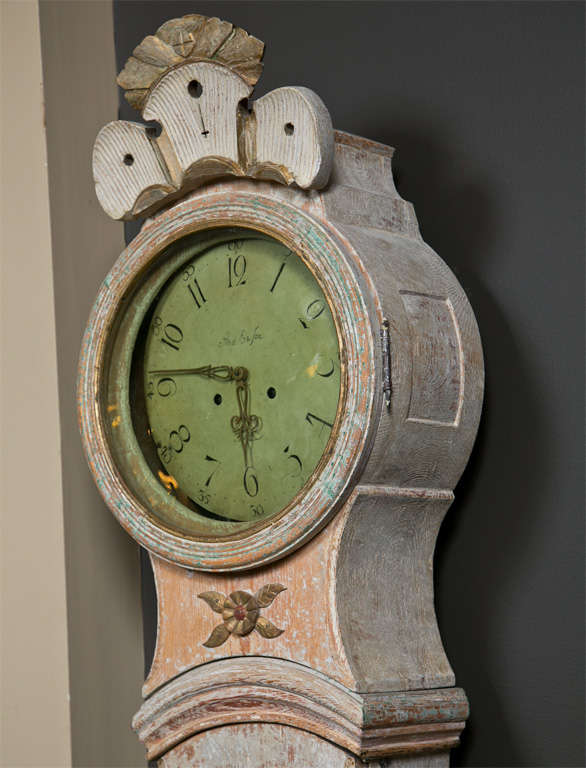 Swedish Tall Case Clock, ca.1780-1800 1