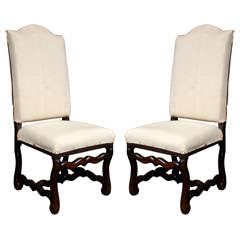 Pair of French Walnut Chairs, circa 1720 3
