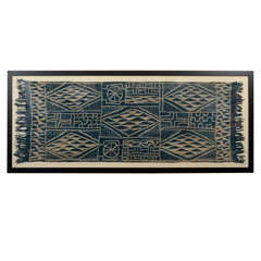 Vintage Cameroon Indigo Ceremonial Textile