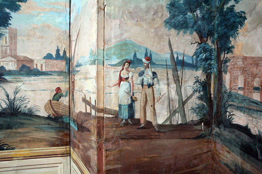 18th Century and Earlier Italian Folding Screen