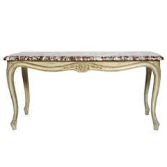 French Marble Top Coffee Table
