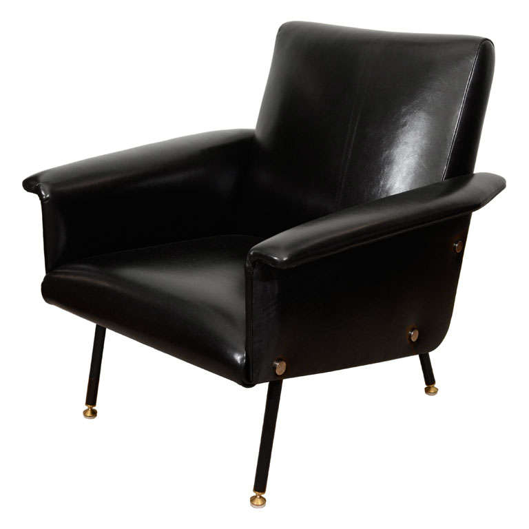 Elegant pair of Steiner Armchairs at 1stDibs