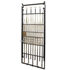 1920s American Modernist Art Deco Architectural Gate 3