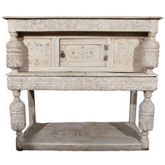 Carved 18th Century Colonial Cupboard