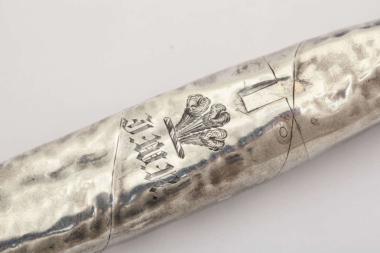 Sterling Silver Vesta in the Form of a Cigar 2