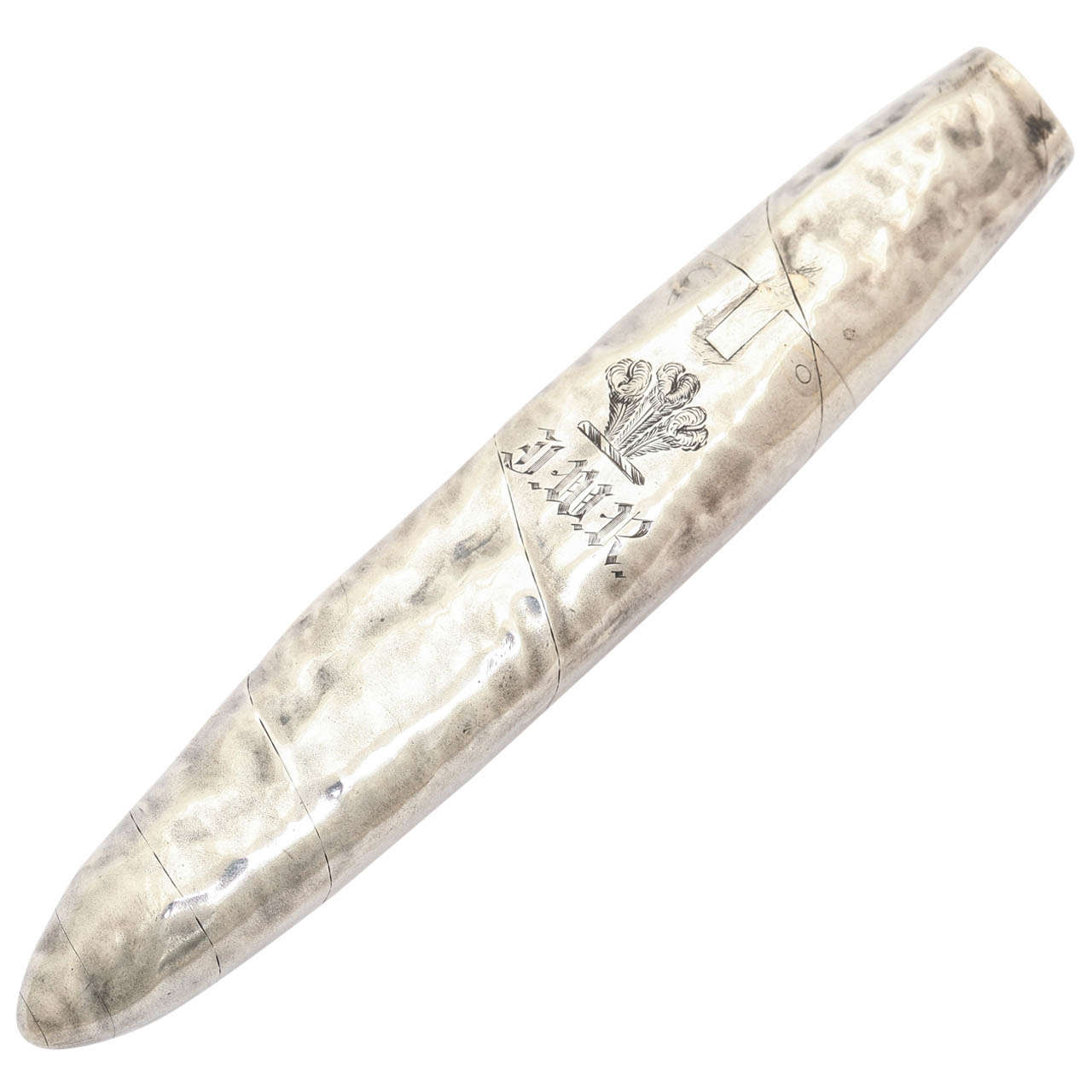 Sterling Silver Vesta in the Form of a Cigar