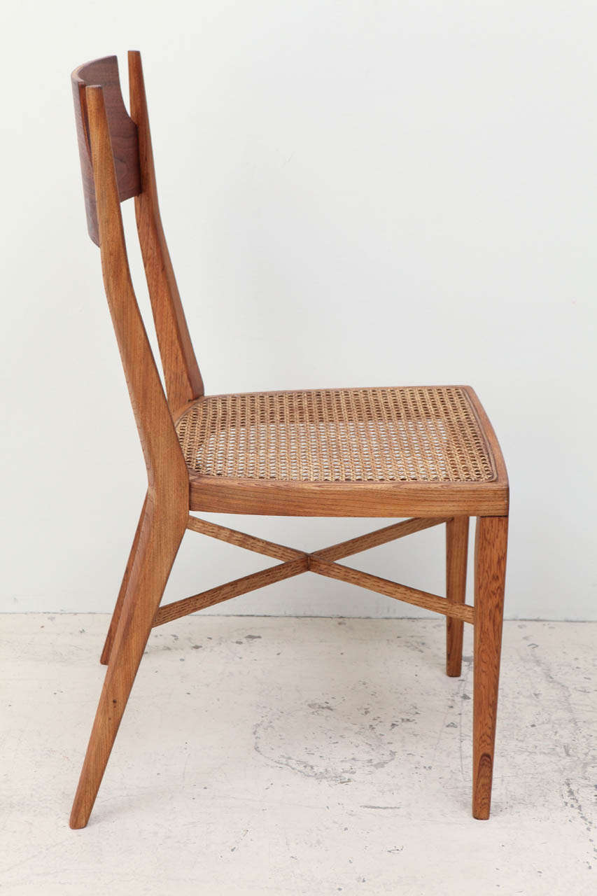 Mid-20th Century Set of 8 Mid-Century Caned Chairs by Paul McCobb for Calvin