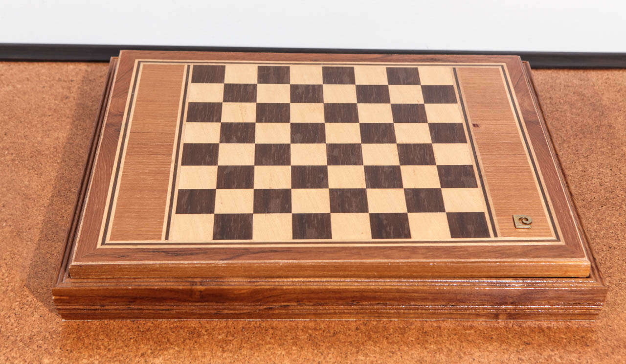 Vintage Pierre Cardin Wooden Chess Set