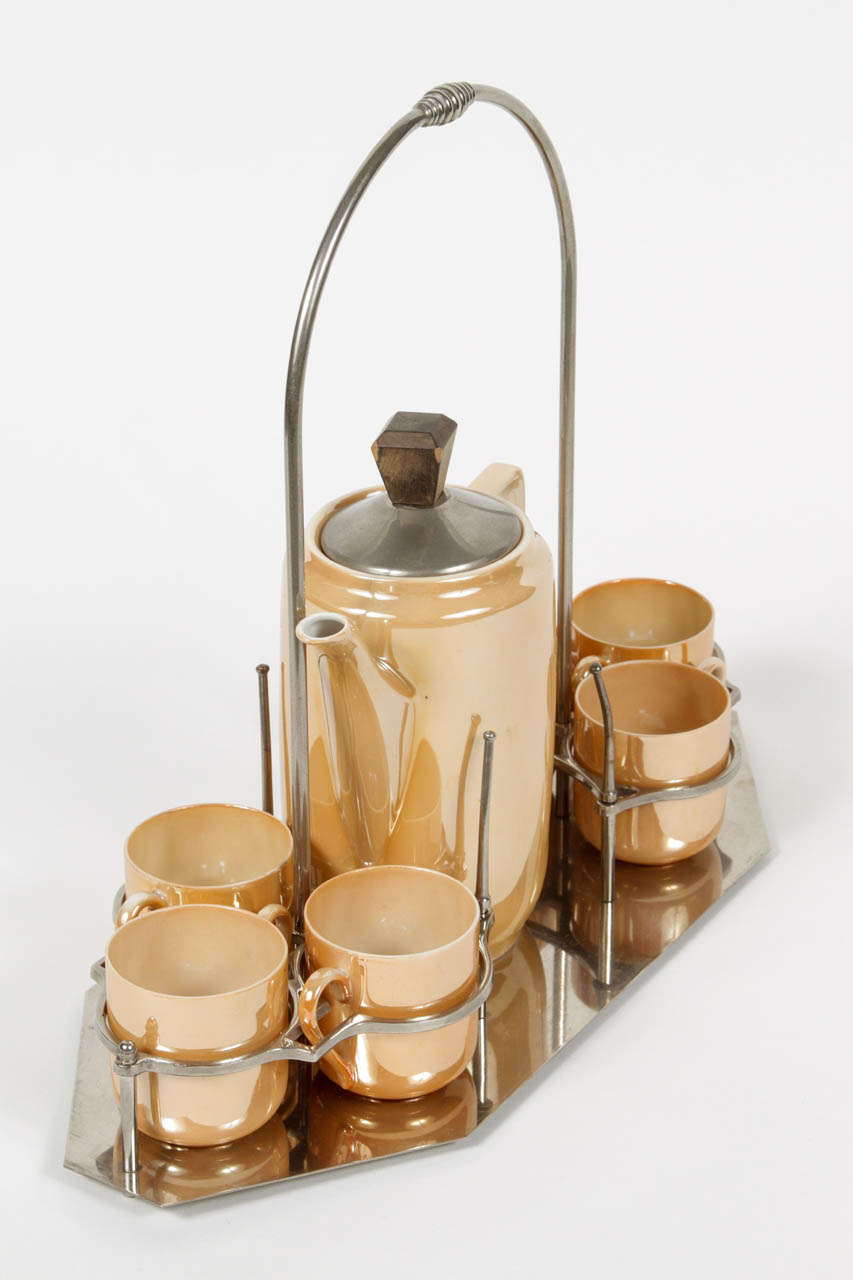 Stainless Steel Vintage Luster Coffee Set