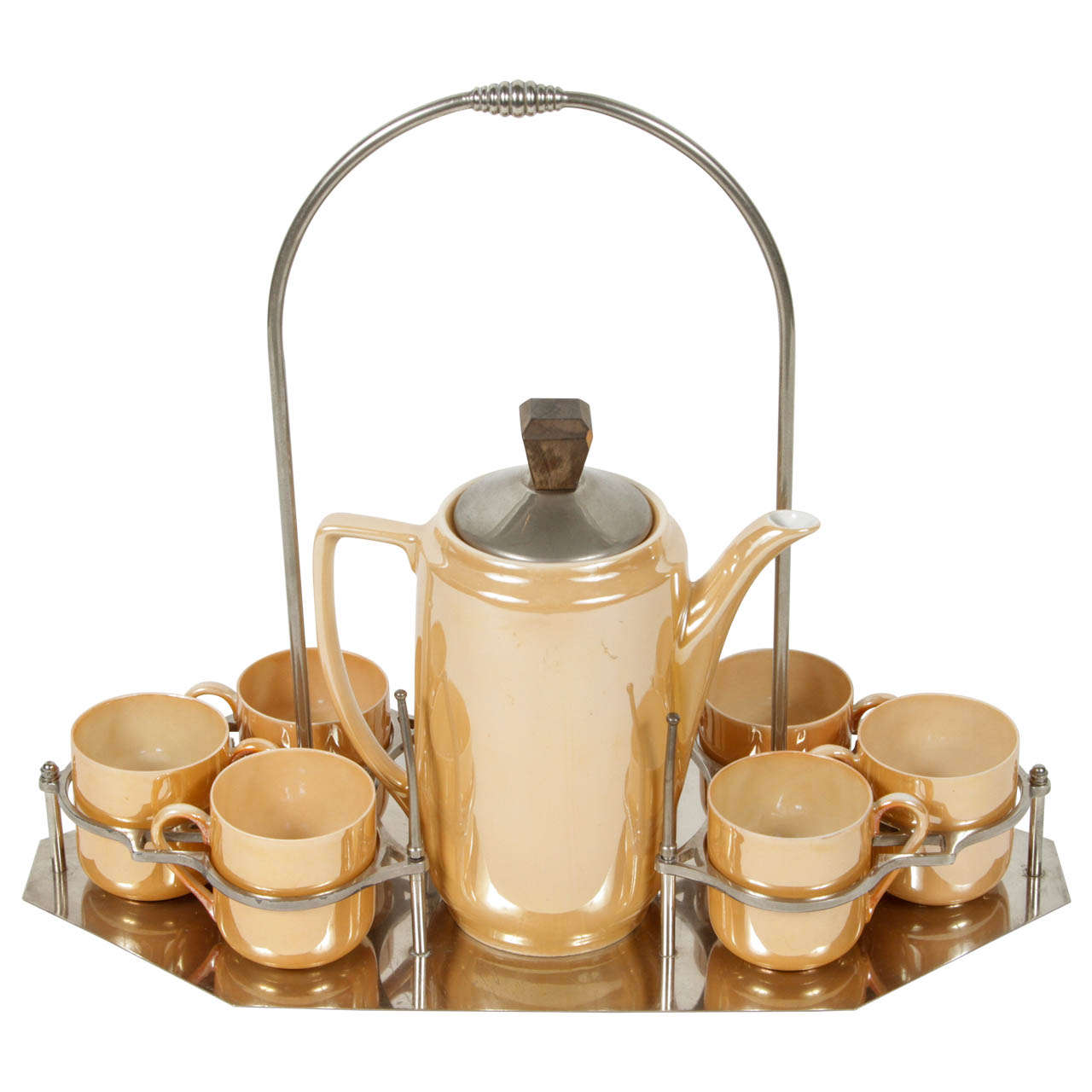 Vintage Luster Coffee Set