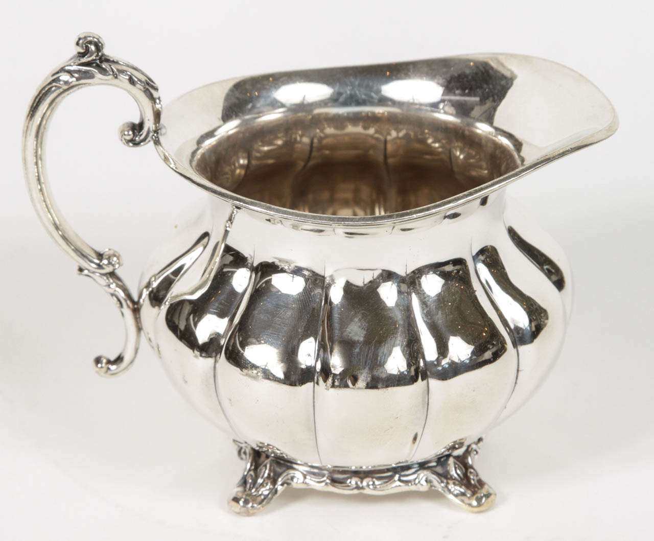 Five Piece Silver Plate English Tea Set 3