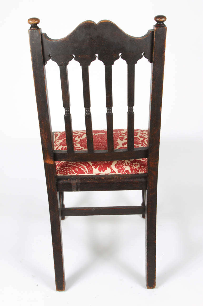 Set of Four Antique Oak Chairs For Sale at 1stDibs old oak chairs
