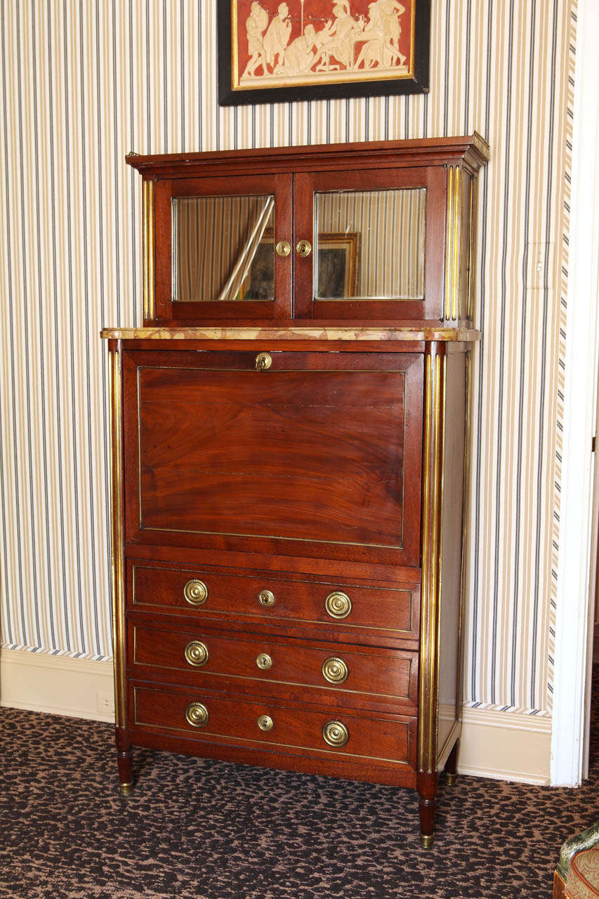 Louis XVI Mahogany Secretaire