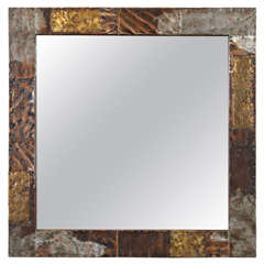 Paul Evans for Directional "Patchwork" Mirror
