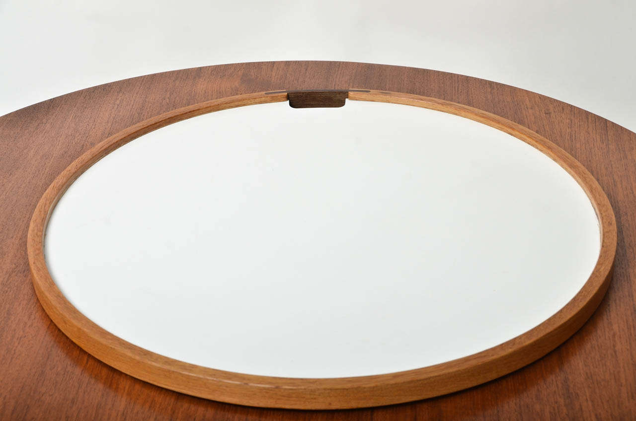 Danish Reversible, Black to White, Round Tray Designed by Hans Wegner