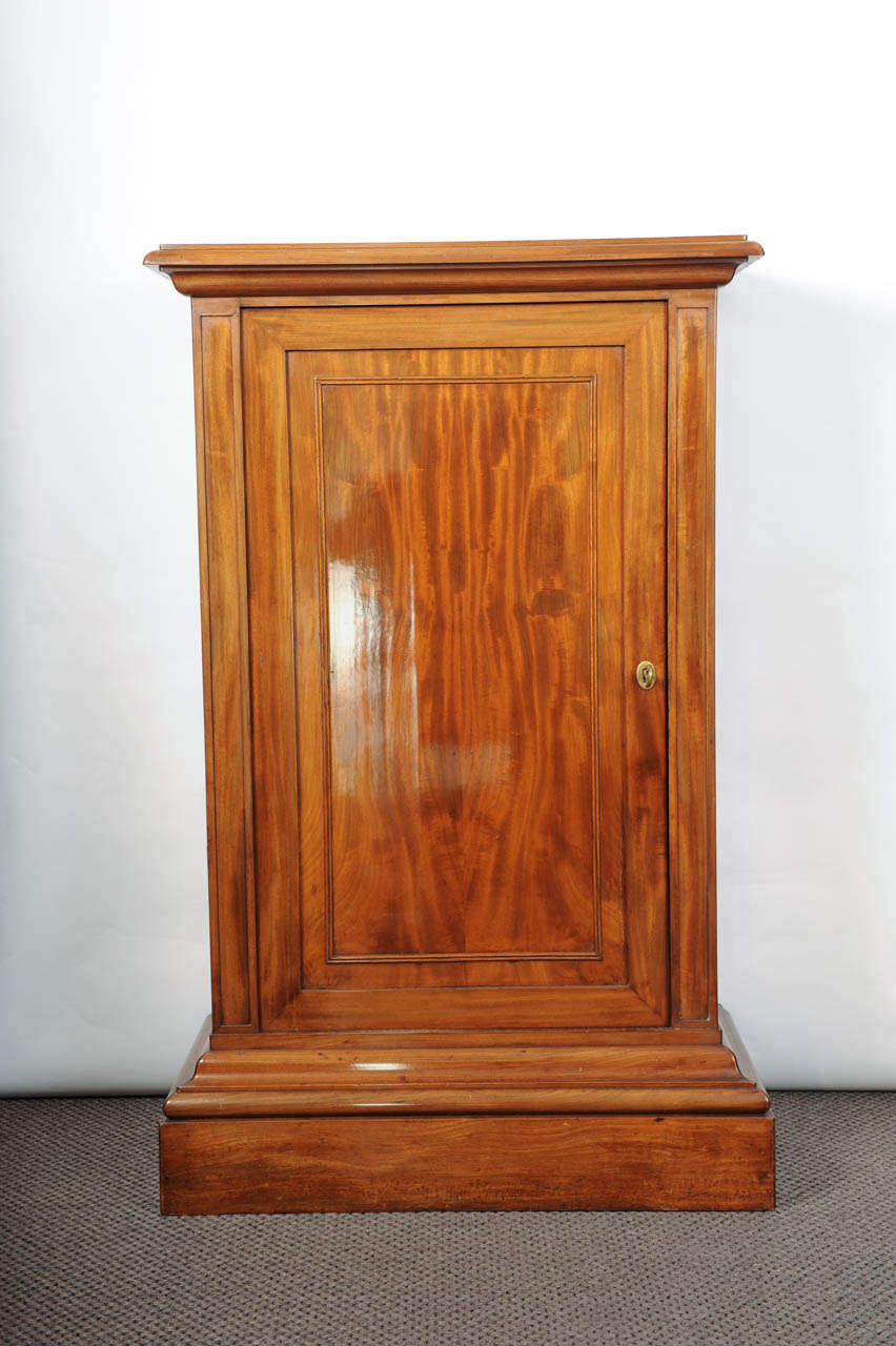 A good French Louis Philippe mahogany cupboard, circa 1840