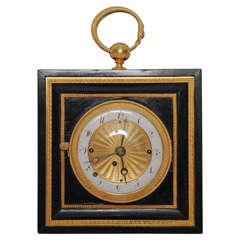 Vienna Ormolu-Mounted Ebonised 'Grand Sonnerie' Wall Clock, circa 1825