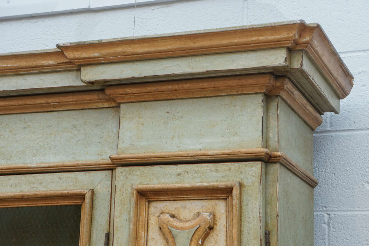 North American Painted Italian Style Cabinet For Sale