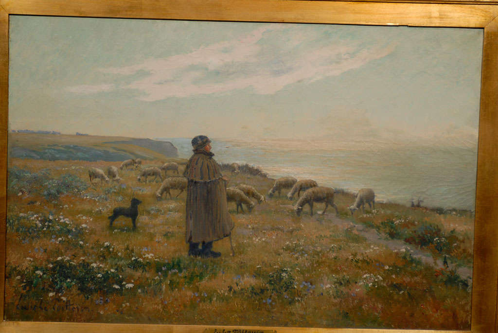 French Sheep Painting 2