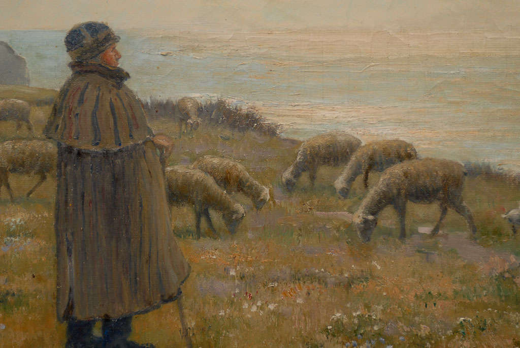 French Sheep Painting 5