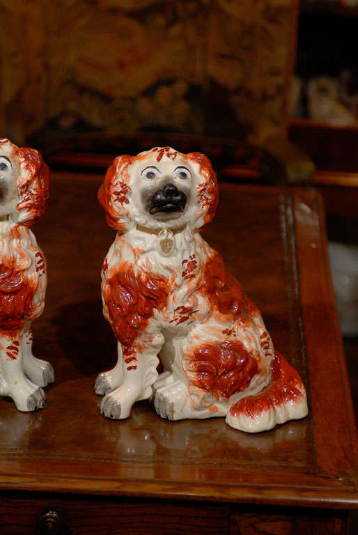 staffordshire ceramic dogs