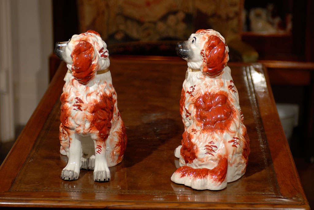 pair of staffordshire dogs